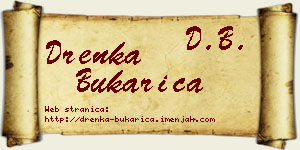 Drenka Bukarica vizit kartica